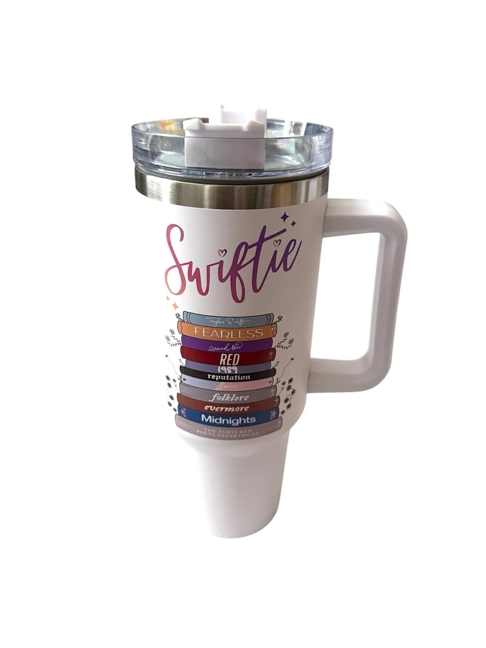 Taylor Swift Albums Stanley Cup 40oz Tumbler Eras Tour Merch NEW